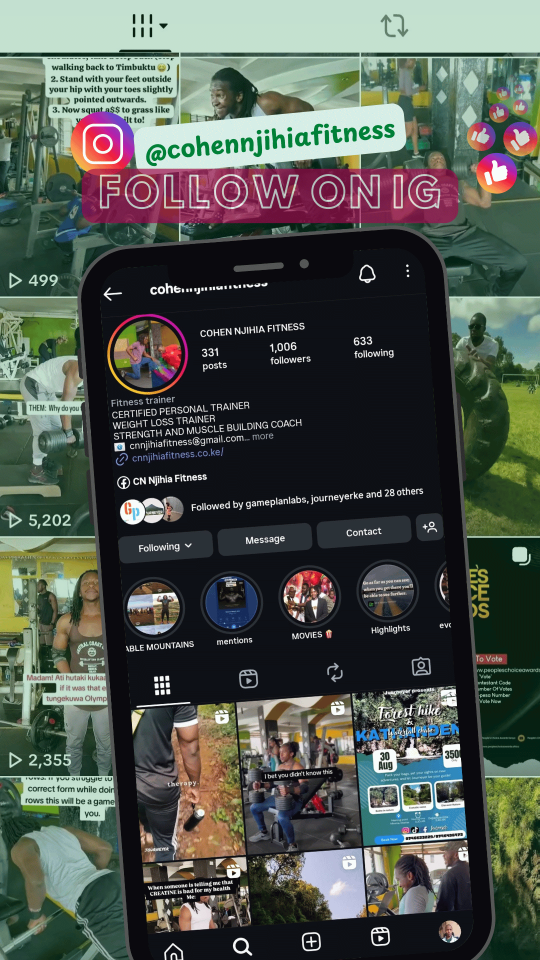 Instagram feed screenshot